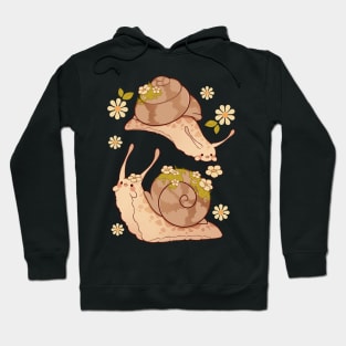 Snails and flowers Hoodie